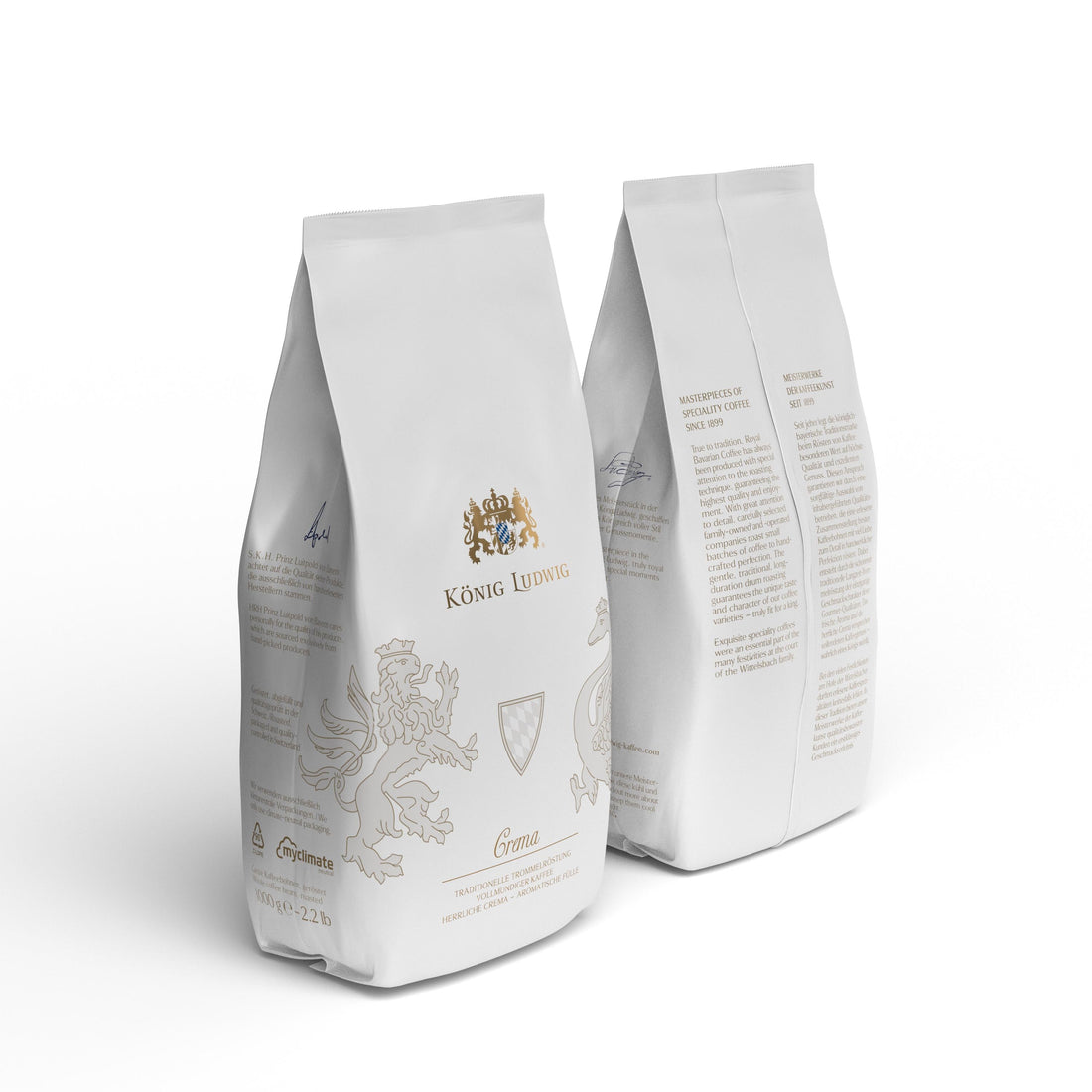 König Ludwig Crema - Meisterwerke der Kaffeekunst - 1000g