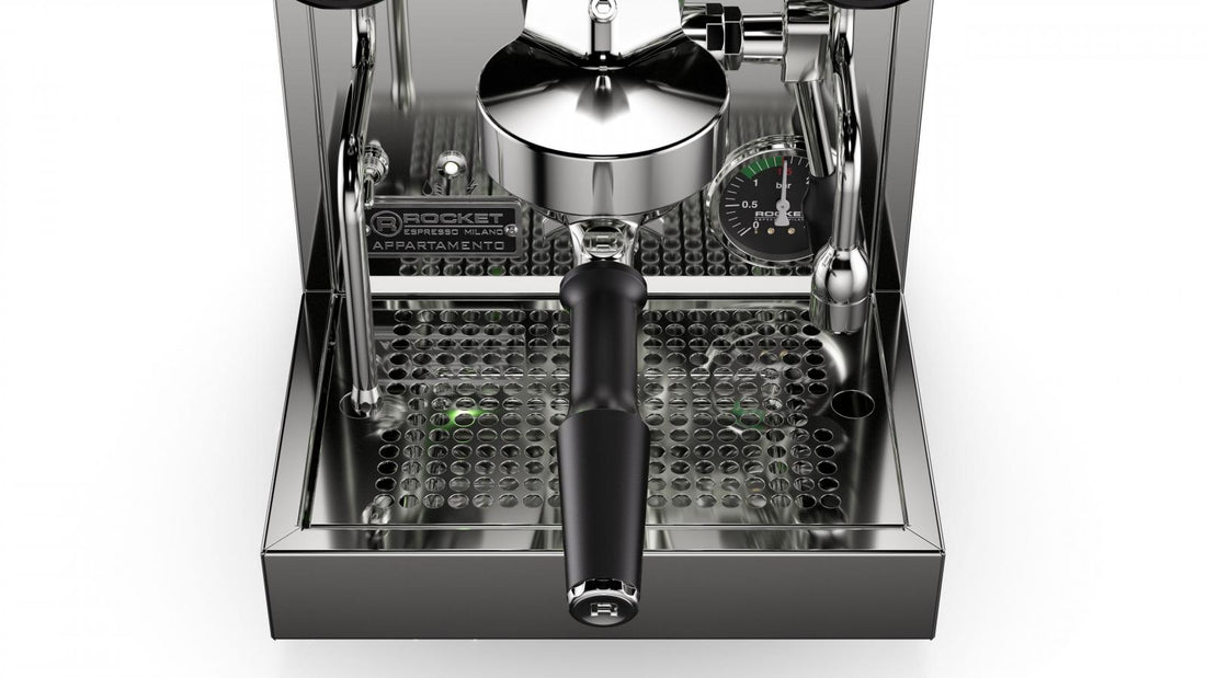 Rocket Appartamento TCA Siebträgermaschine - Schwarz/Chrom