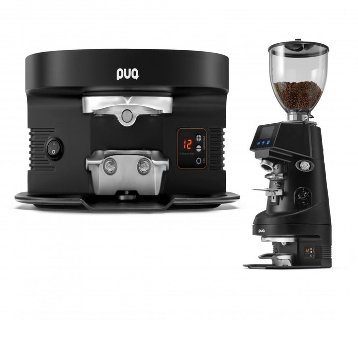PuqPress M5 Unterbau für Mahlkönig E80S - Schwarz - 54,3mm Tamper