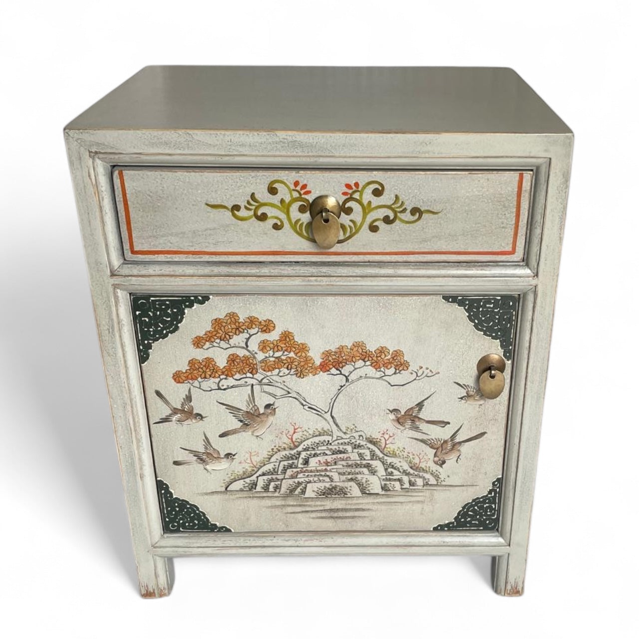 Vintage Asia Chinese Bedside Table "Vintagefog" - Item No. 35191-12