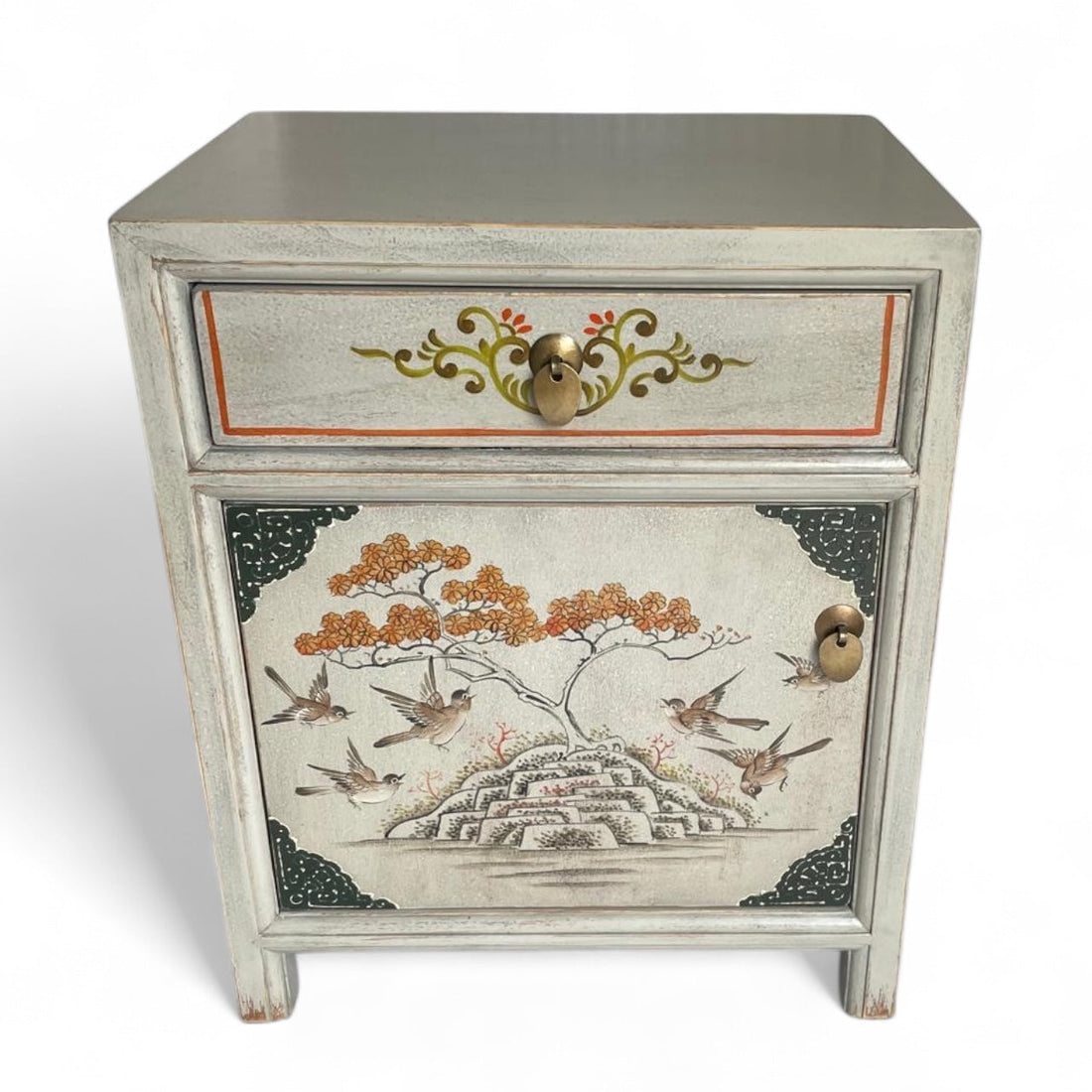 Vintage Asia Chinese Bedside Table "Vintagefog" - Item No. 35191-12