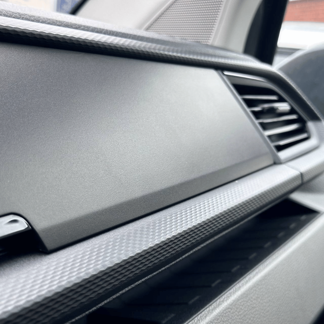 VW T6.1 Glove Compartment Lid with Magnetic Closure – OEM Textured, PP Plastic, Quick Release