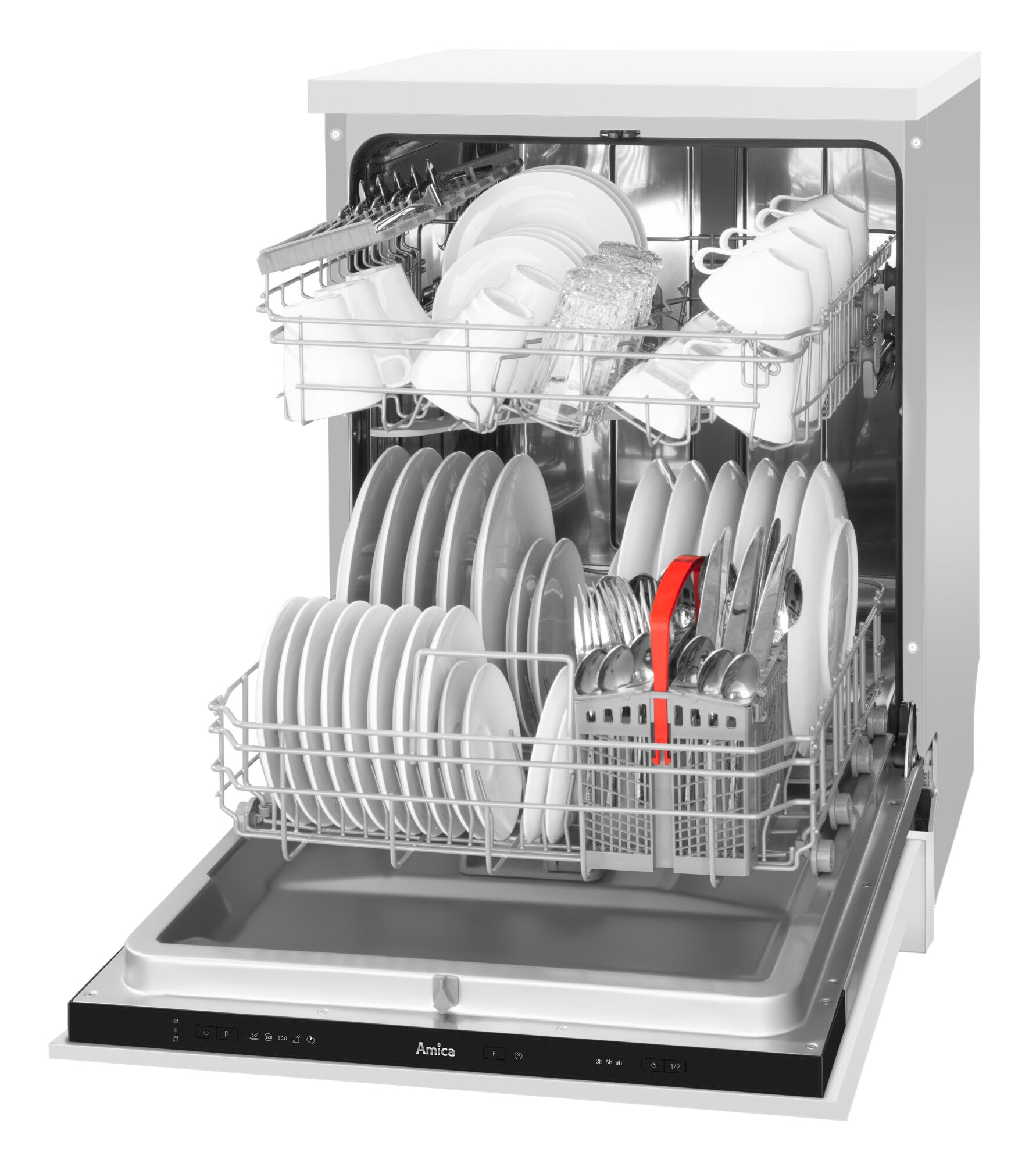 210cm GEBA Complete Kitchenette - pre-assembled with or without electrical appliances, niche back panel & LED lighting
