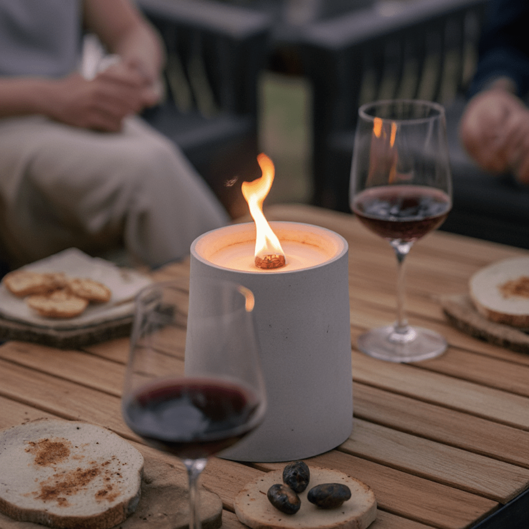 Dauerfeuer Outdoor im 3er Set – langlebige Kerzen für Terrasse, Balkon und Garten