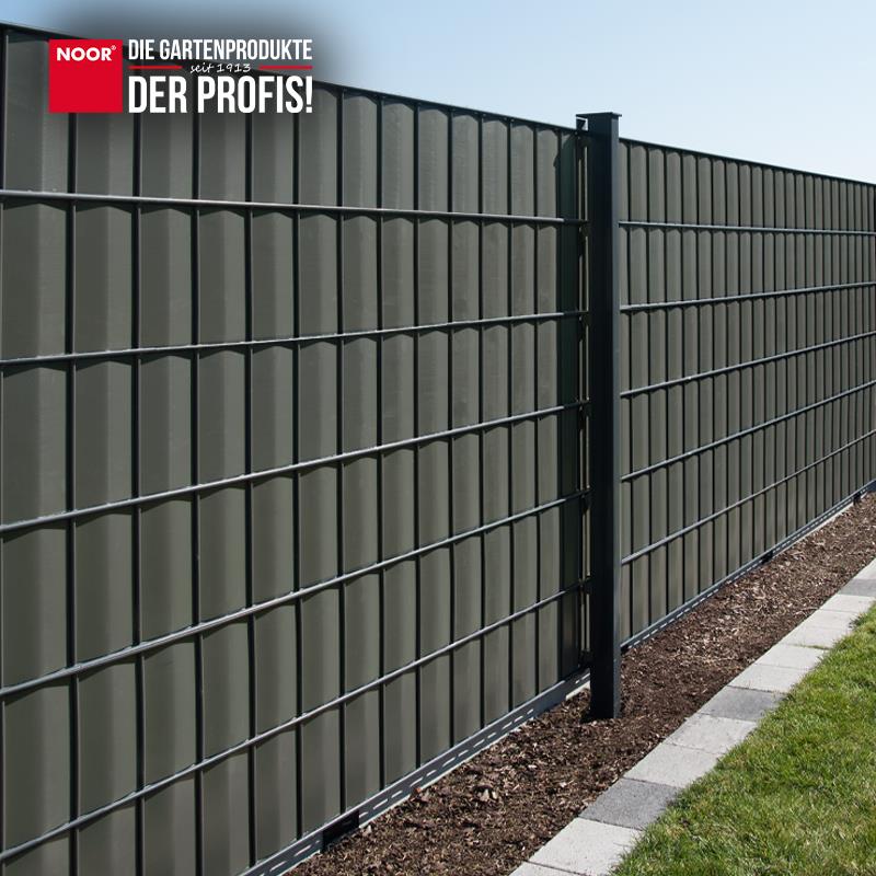 Sichtschutzstreifen PVC Zaunblende - 19 cm x 35 m