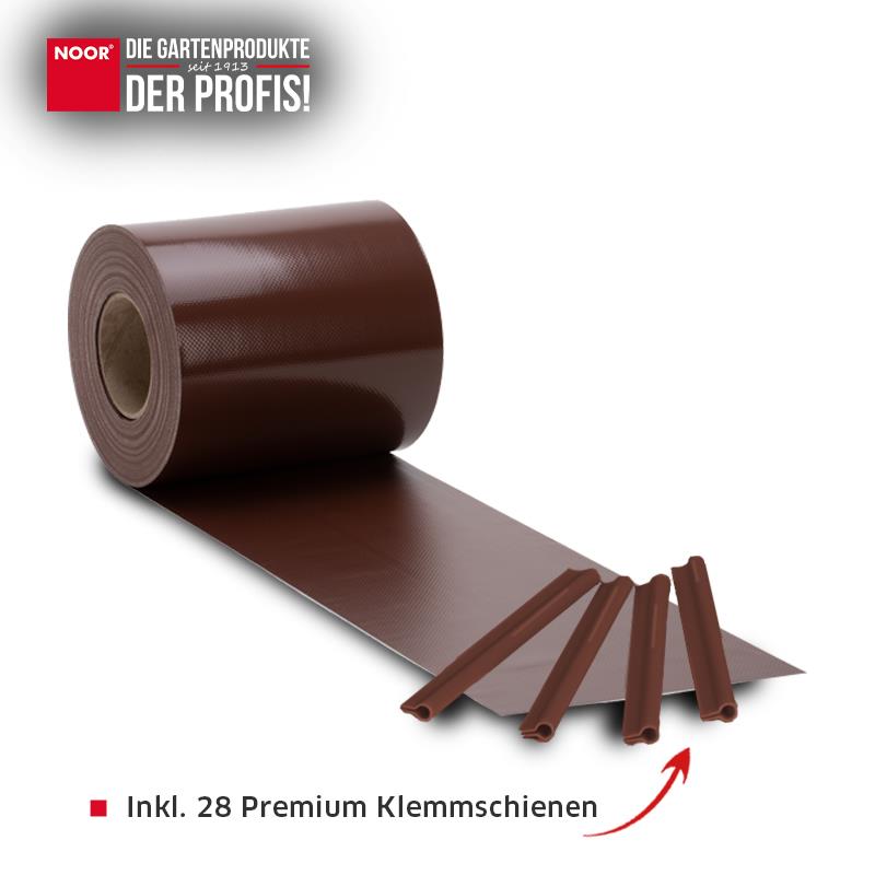 Sichtschutzstreifen PVC Zaunblende - 19 cm x 35 m