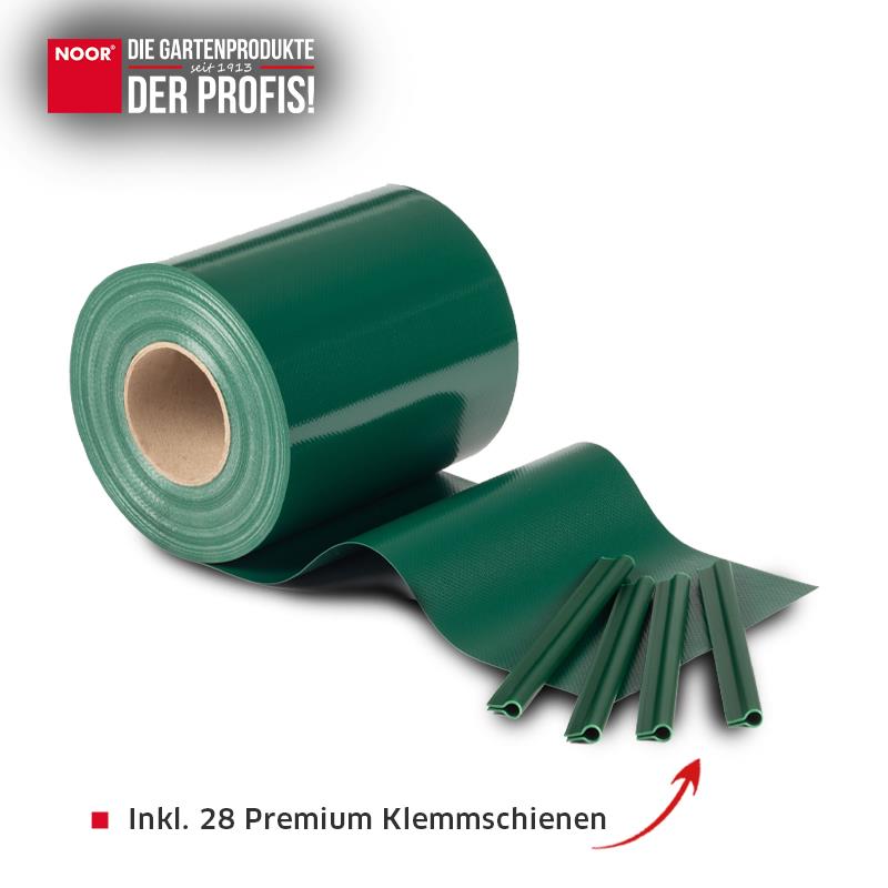 Sichtschutzstreifen PVC Zaunblende - 19 cm x 35 m