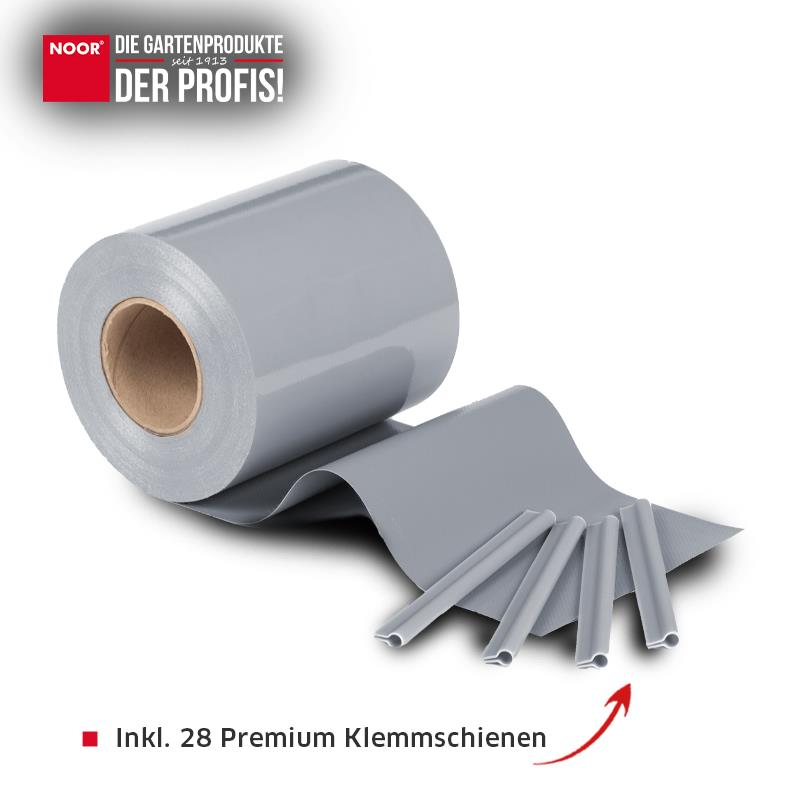 Sichtschutzstreifen PVC Zaunblende - 19 cm x 35 m