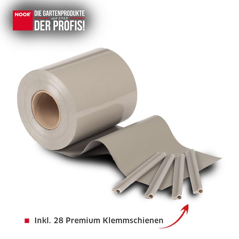 Sichtschutzstreifen PVC Zaunblende - 19 cm x 35 m