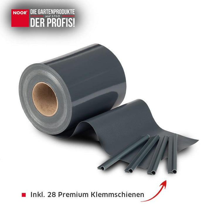 Sichtschutzstreifen PVC Zaunblende - 19 cm x 35 m