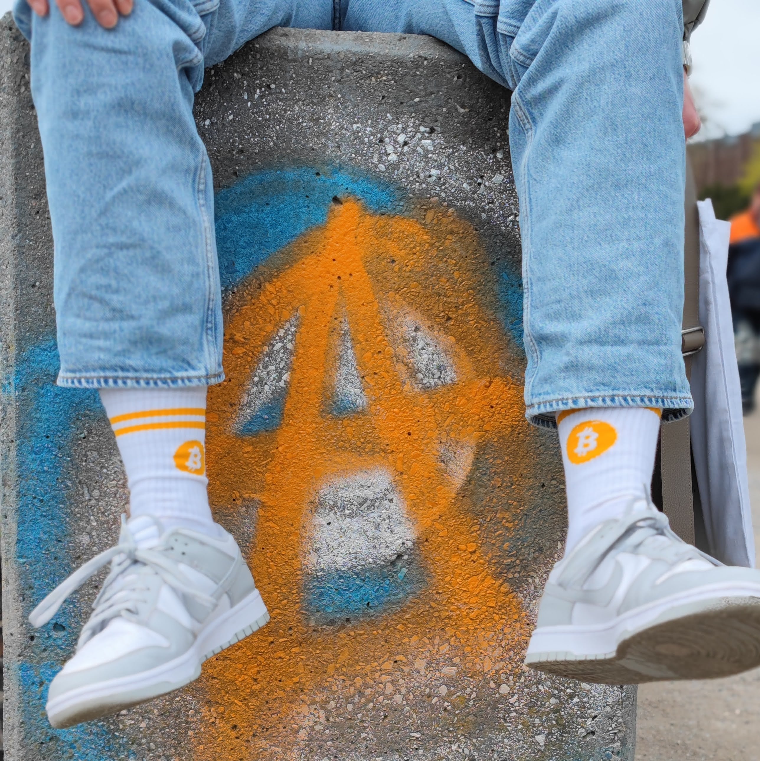 Bitcoin socks - made in Portugal