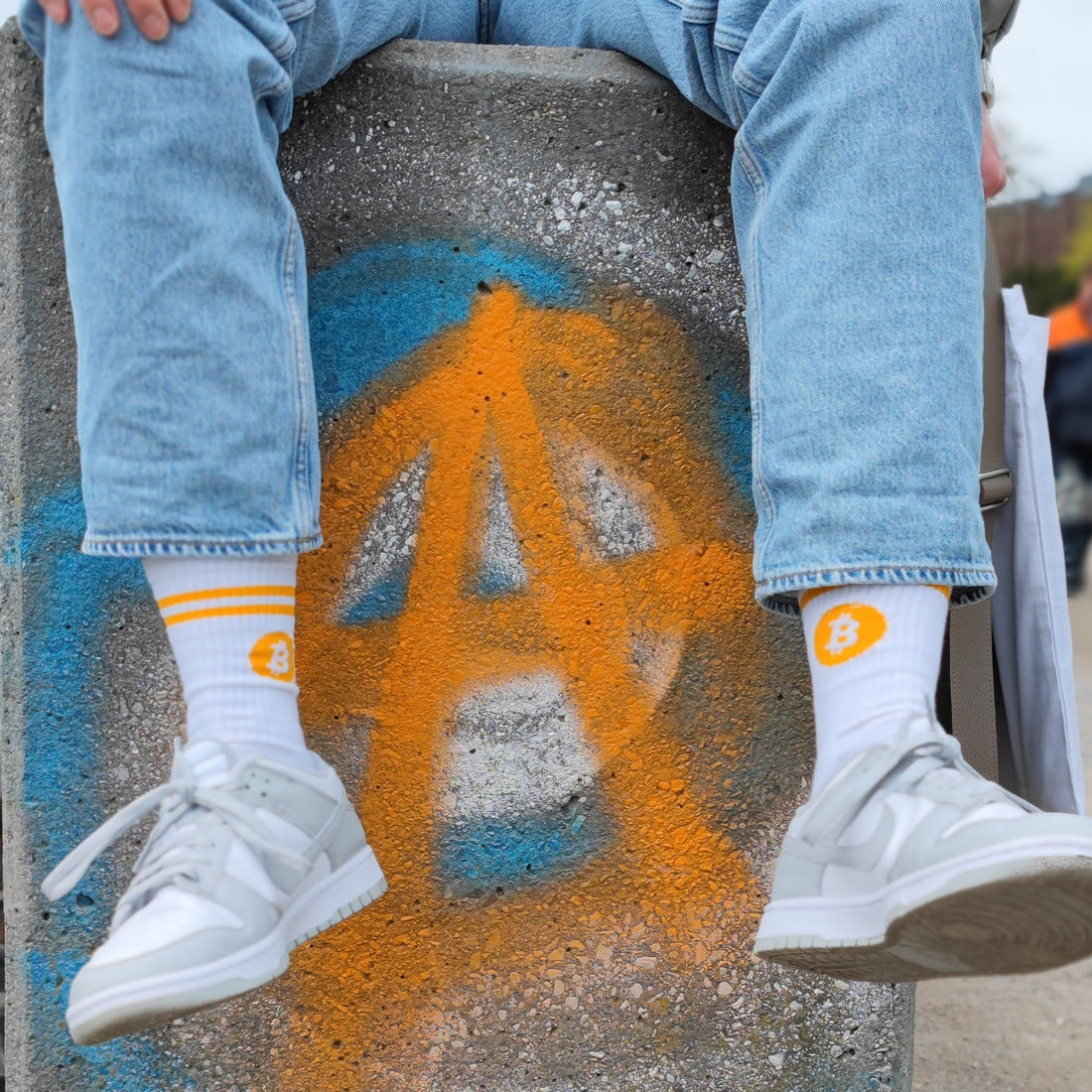 Bitcoin socks - made in Portugal