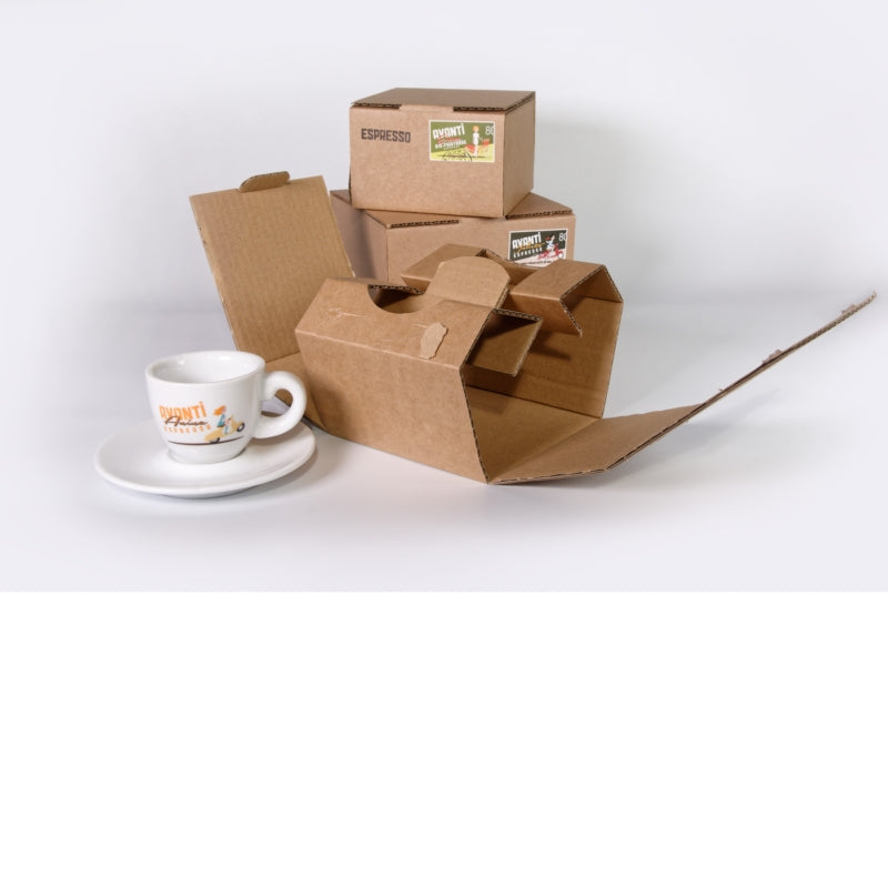 AVANTI Milchkaffeetasse „LUISA“ – 2er Set inkl. Untertassen, 290 ml, dickwandig & robust