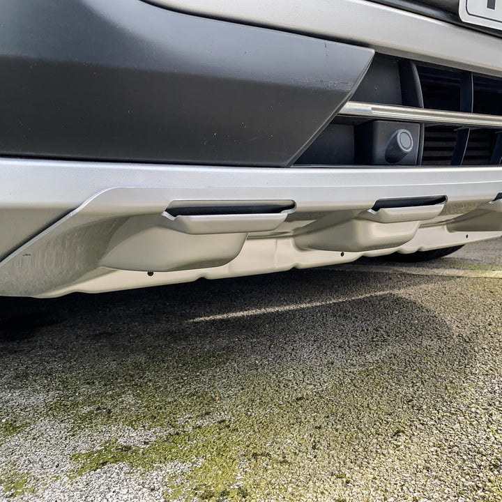 For Ford Transit Custom MK1 Front Lower Bumper Protector &amp; Mudguard – (Silver) Durable Protection (2012-2018)