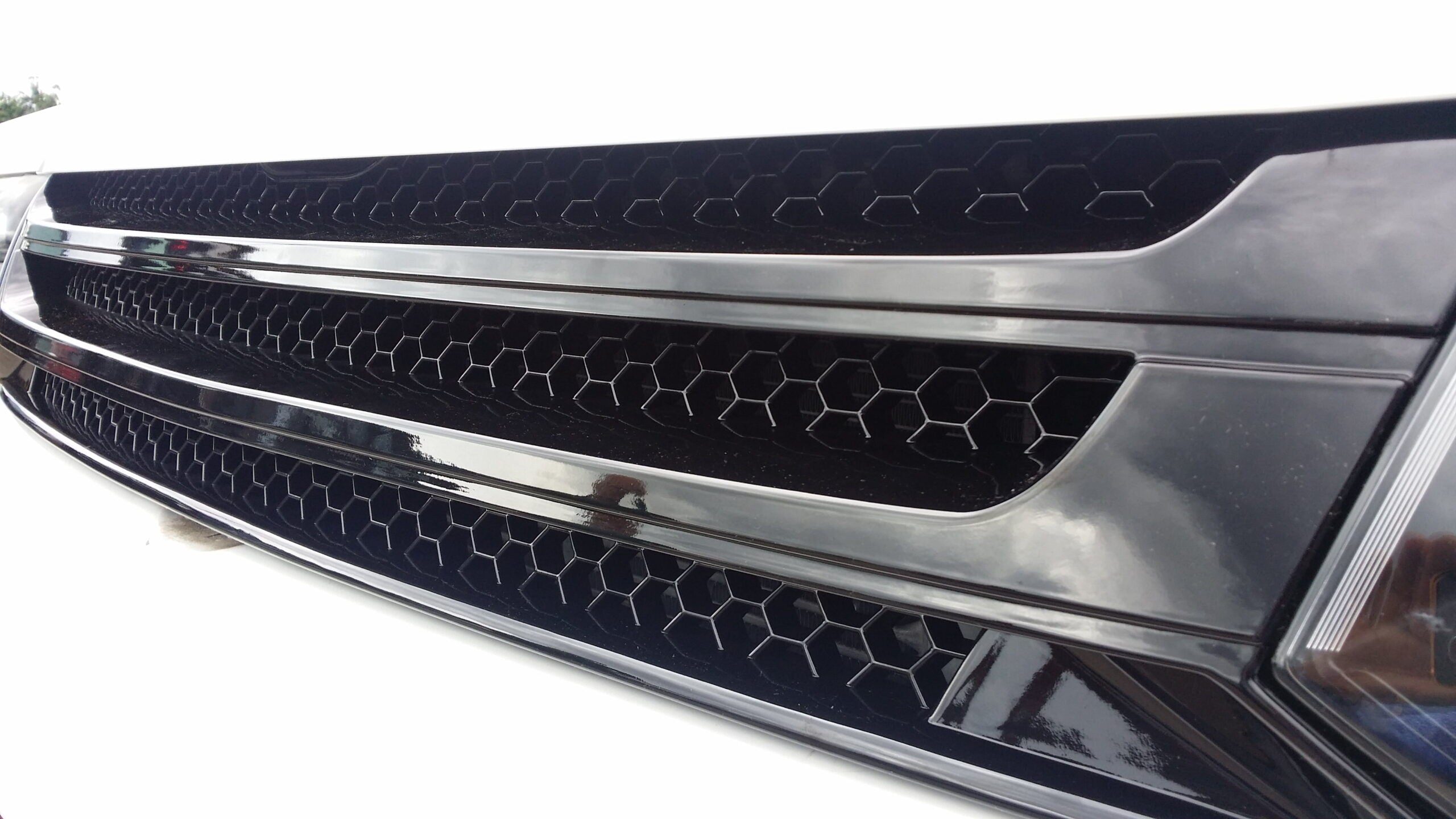 For VW T5.1 Transporter Van Front Styling Gloss-Black Package (2pcs)