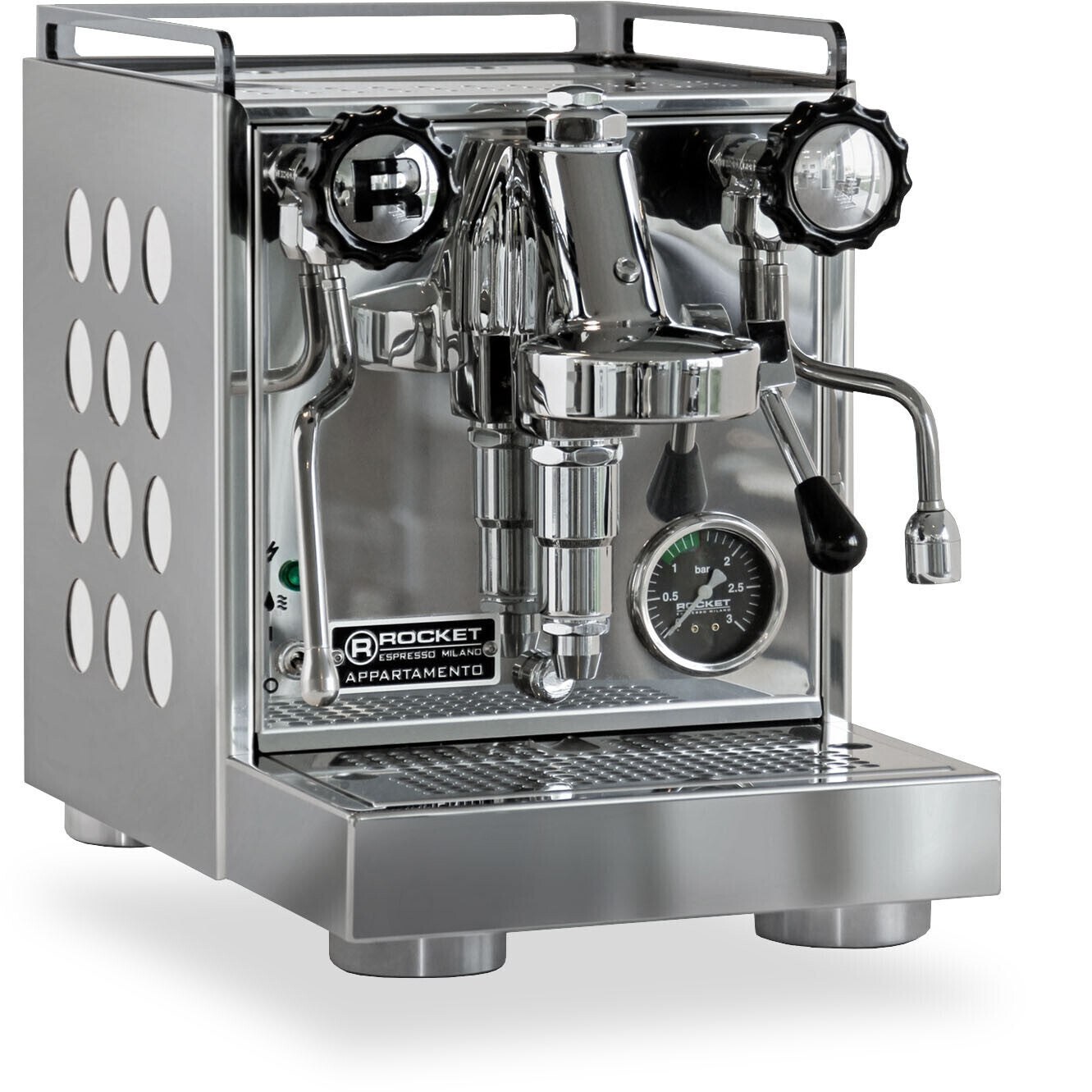 ROCKET Appartamento - Schwarz - Siebträger - Espressomaschine