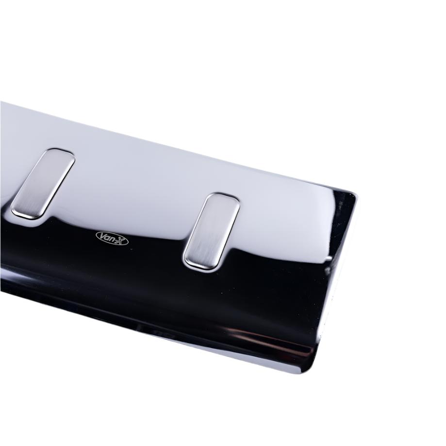 For VW T6 Barndoor Rear Bumper Protector (Ch-Insert) Stainless Steel
