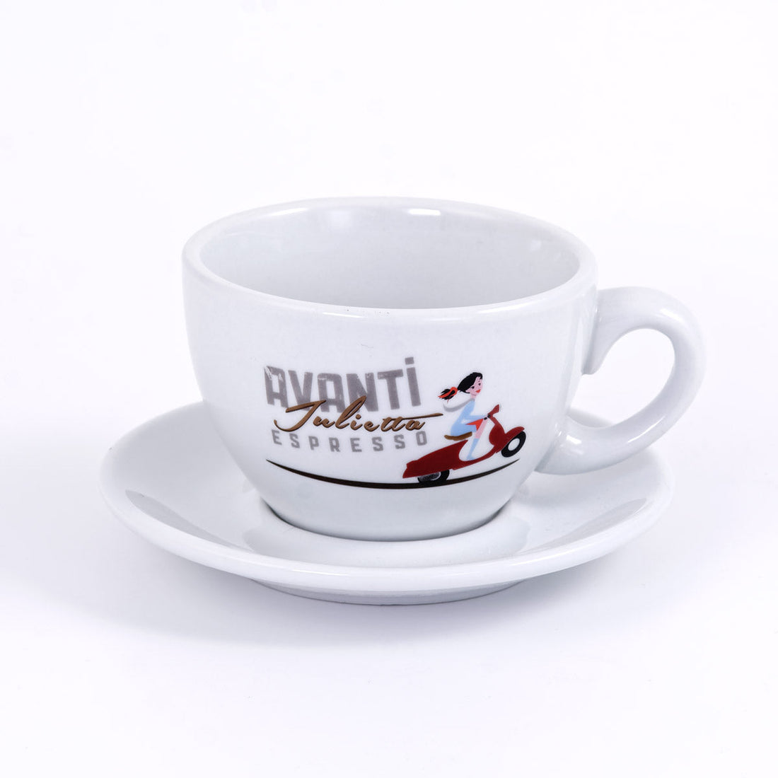 AVANTI Latte Macchiato Mugs "JULIETTA" - Set of 2 including saucers, 290 ml, thick-walled & robust