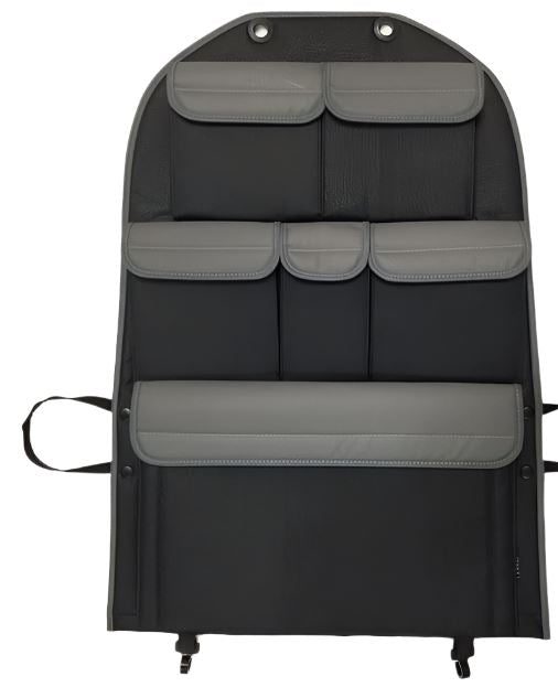For VW California Ocean, Coast &amp; Beach Campervan Single/Captains Seat Leatherette Back Seat Organizer Storage Solution