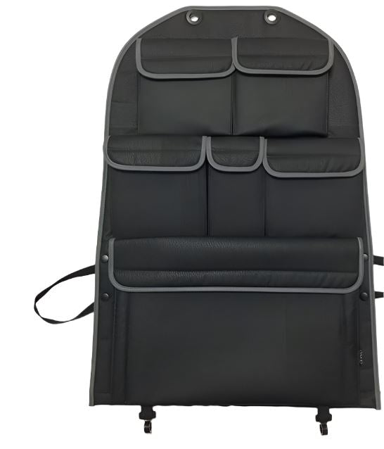 For VW California Ocean, Coast &amp; Beach Campervan Single/Captains Seat Leatherette Back Seat Organizer Storage Solution