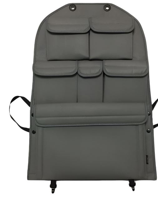 For VW California Ocean, Coast &amp; Beach Campervan Single/Captains Seat Leatherette Back Seat Organizer Storage Solution