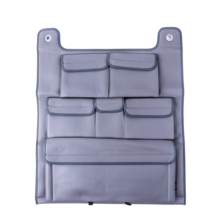 For VW T6 &amp; T6.1 Transporter Double Seat Back Organizer – Premium Leatherette Storage Solution