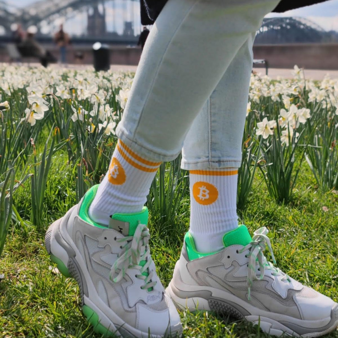 Bitcoin socks - made in Portugal
