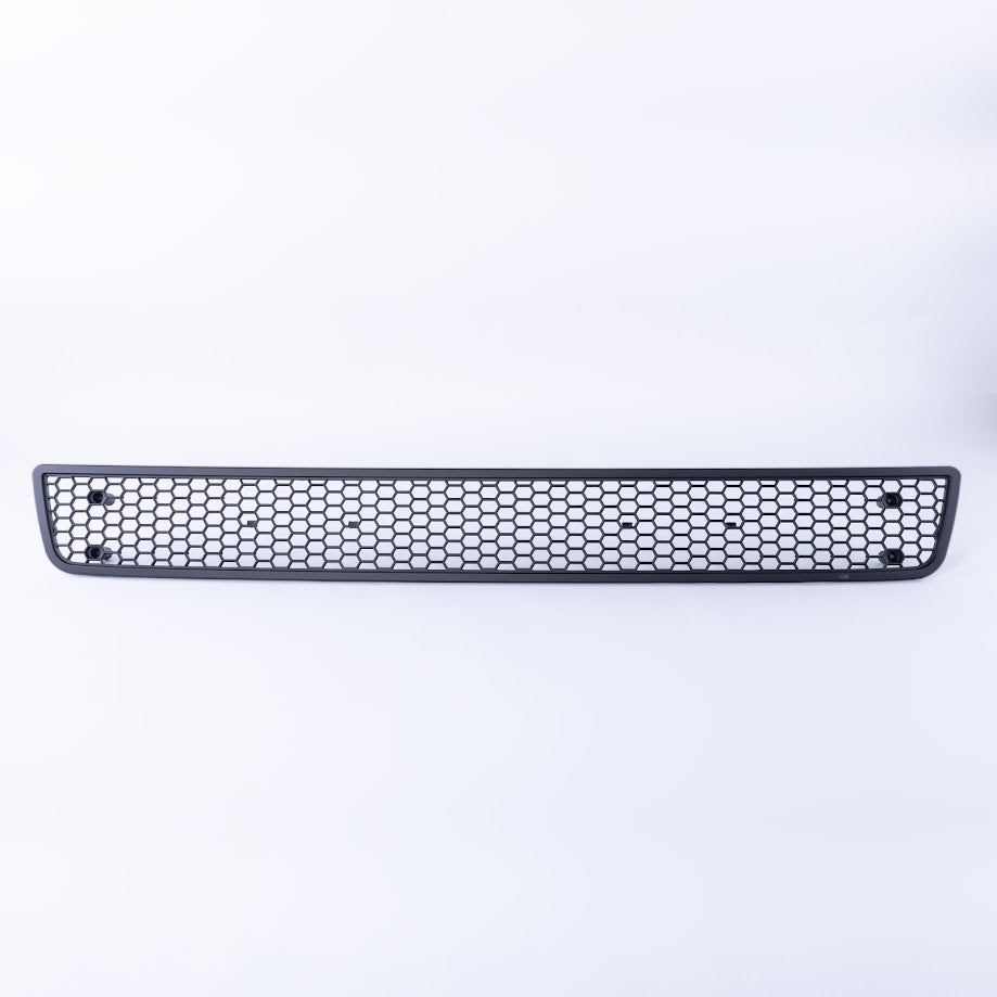 VW T5.1 Honeycomb Bumper Grill Matte Black - Front Bumper Mesh made of ABS, paintable, ready to fit