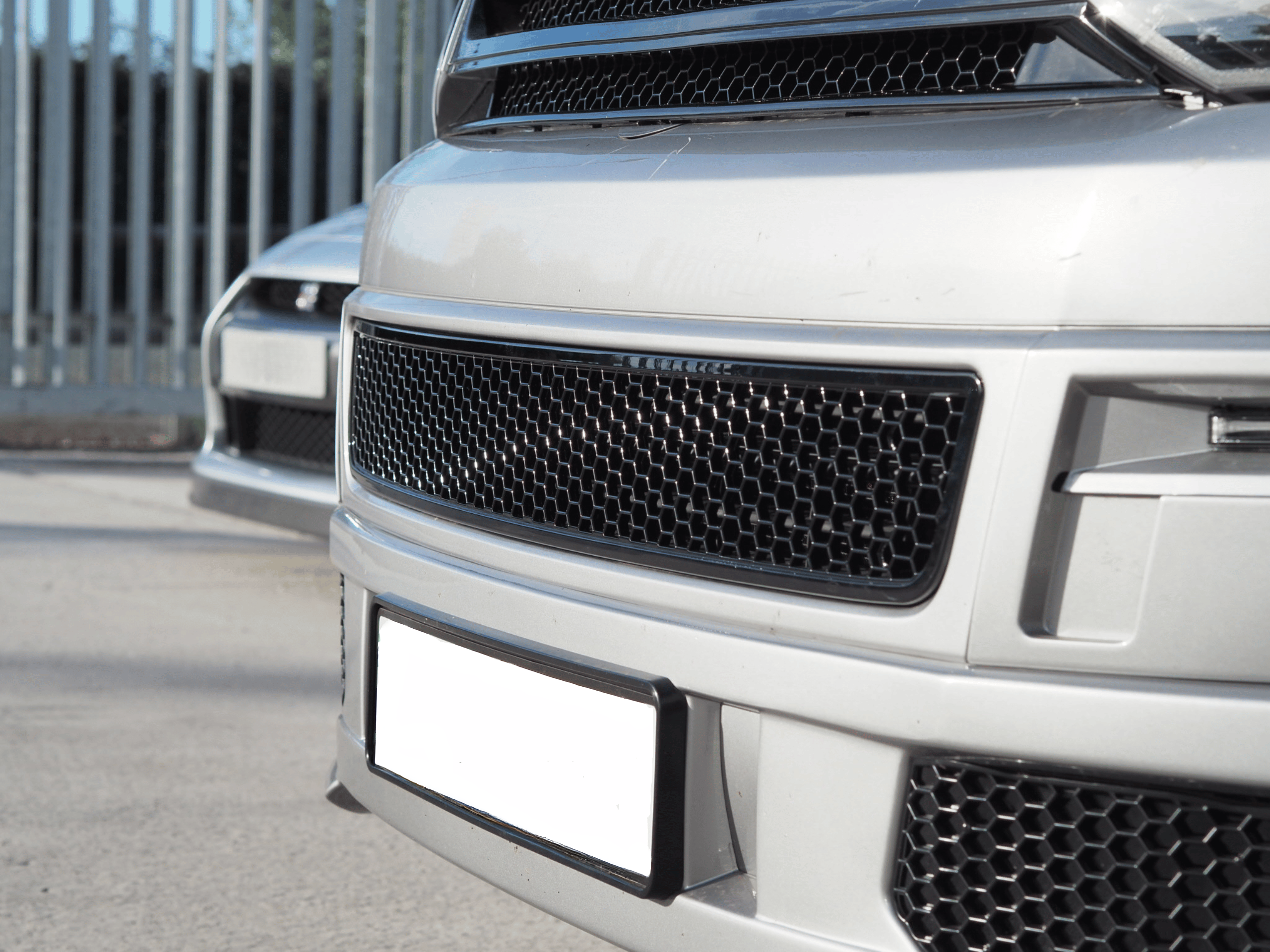 For VW T5.1 Transporter Van Front Styling Gloss-Black Package (2pcs)