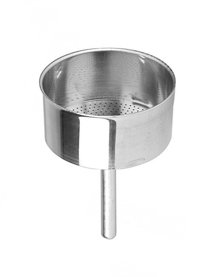 Bialetti Aluminium Trichter – Original Ersatzteil für Mokkakanne, passgenauer Funnel für gleichmäßige Extraktion