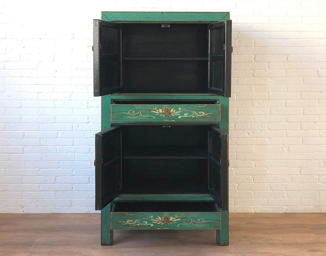Vintage Asian Wedding Cabinet Chest of Drawers "Aurora" - Art. 33723-6