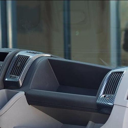 For Citroën Jumper Dashboard Air Vent (Silver Carbon)