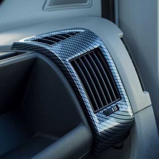 For Citroën Jumper Dashboard Air Vent (Silver Carbon)