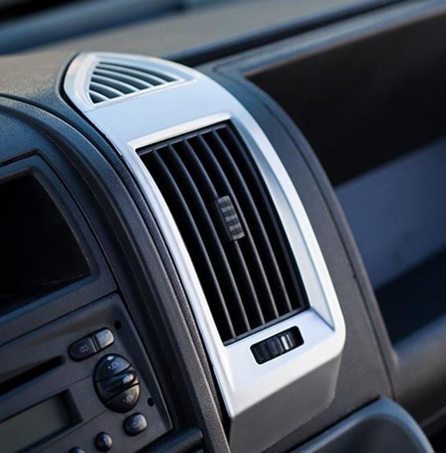 Opel Movano (2006–2023) Dashboard Air Vent Trims Silver – Air Vent / Heater Vent Trims, Set (4 Pieces), OEM-Fit