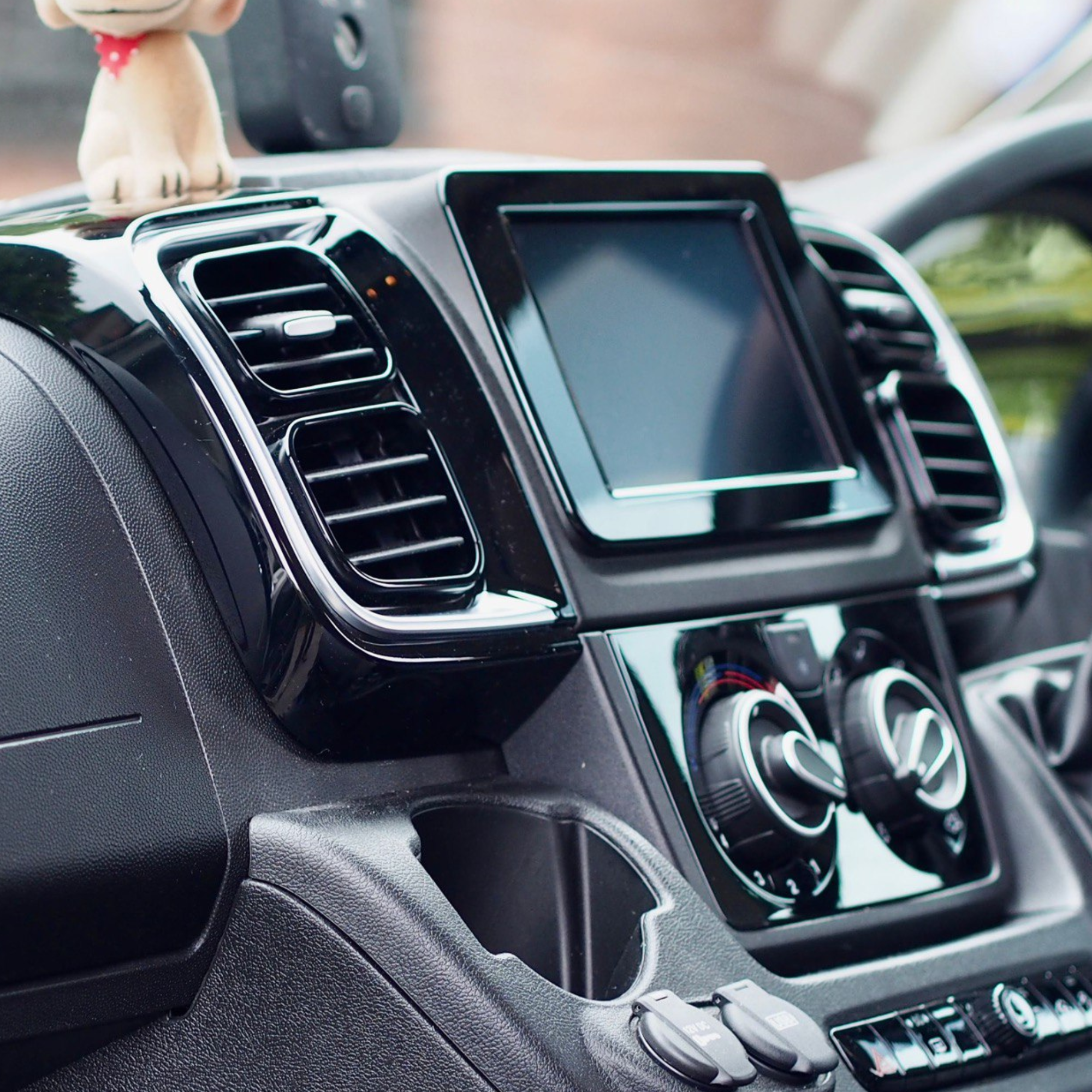 For Citroen Jumper Air Vent Trim Set – Gloss Black Dashboard Upgrade for New Models