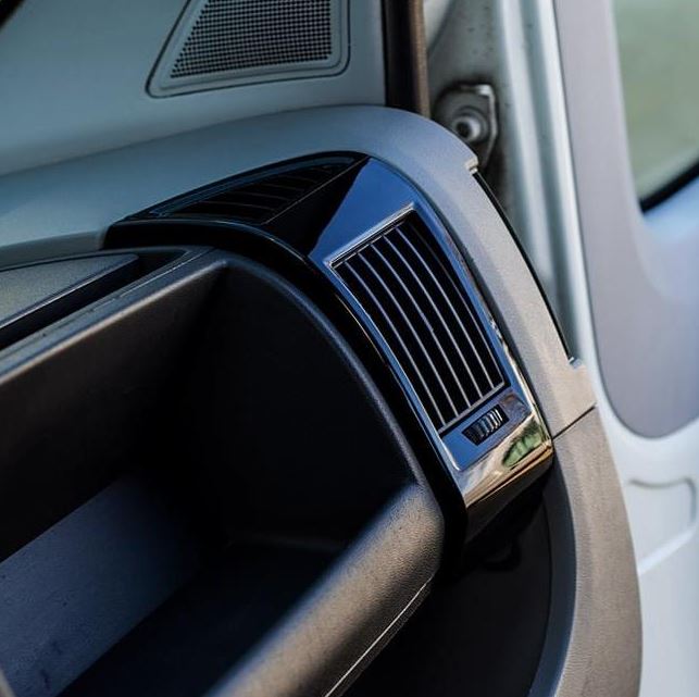 For Fiat Ducato, Peugeot Boxer &amp; Citroën Jumper Dashboard Air Vent (Black)