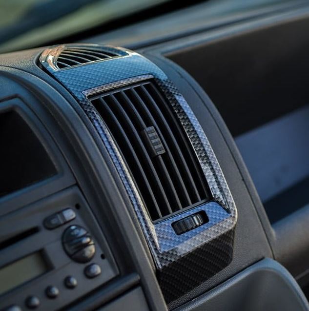 For Peugeot Boxer Dashboard Air Vent (Dark Carbon) AUTO-SLEEPERS,BAILEY,HOBBY, HYMER, RAPIDO, SWIFT, AUTO-TRAIL