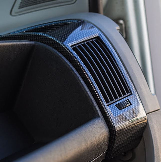 For Opel Movano Dashboard Air Vent (Dark Carbon) AUTO-SLEEPERS,BAILEY,HOBBY, HYMER, RAPIDO, SWIFT, AUTO-TRAIL 