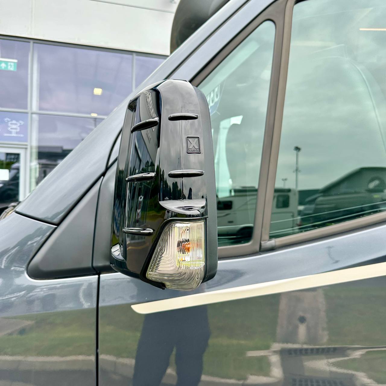 For Mercedes Sprinter 906 Gloss Black Wing Mirror Cap Covers – Durable, Stylish Protection