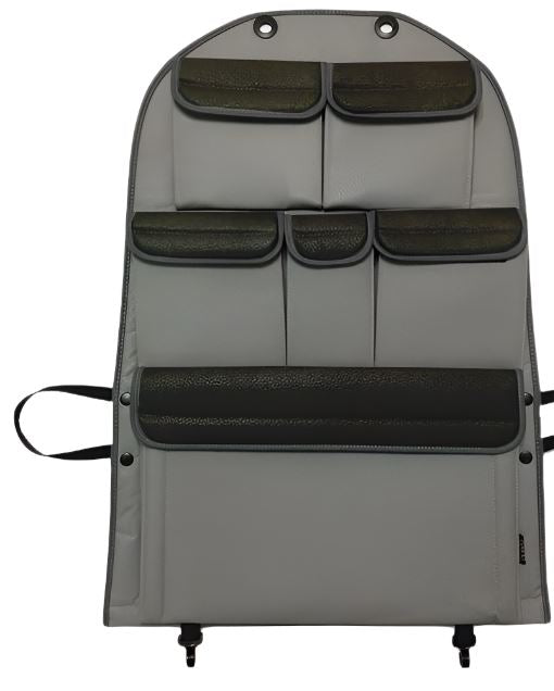 For VW California Ocean, Coast &amp; Beach Campervan Single/Captains Seat Leatherette Back Seat Organizer Storage Solution