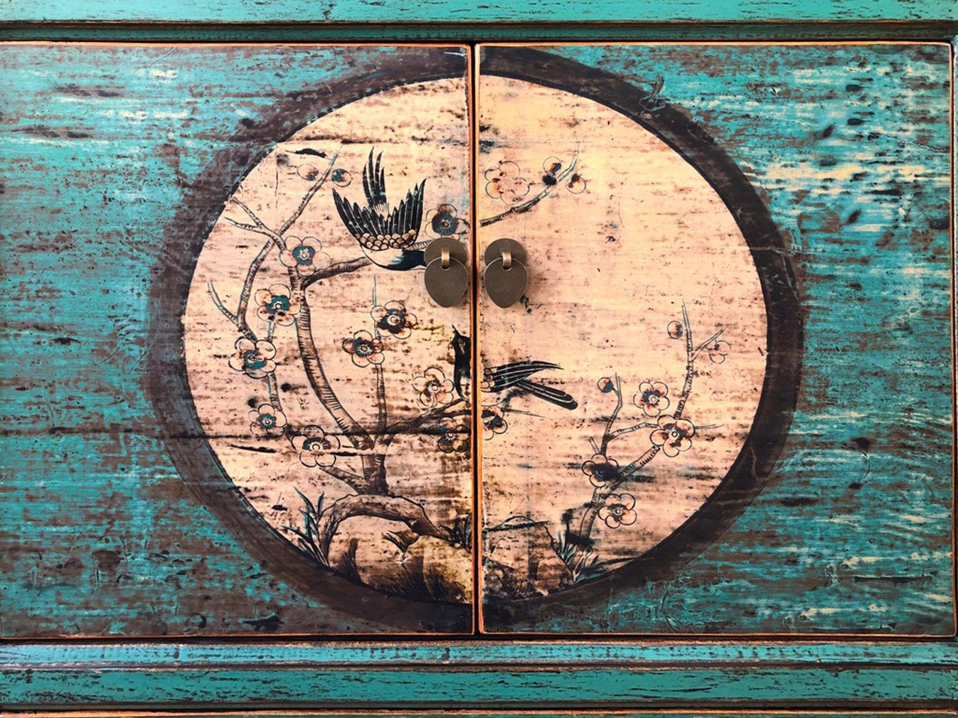 Vintage Asian Wedding Cabinet Chest of Drawers "Aurora" - Art. 33723-6