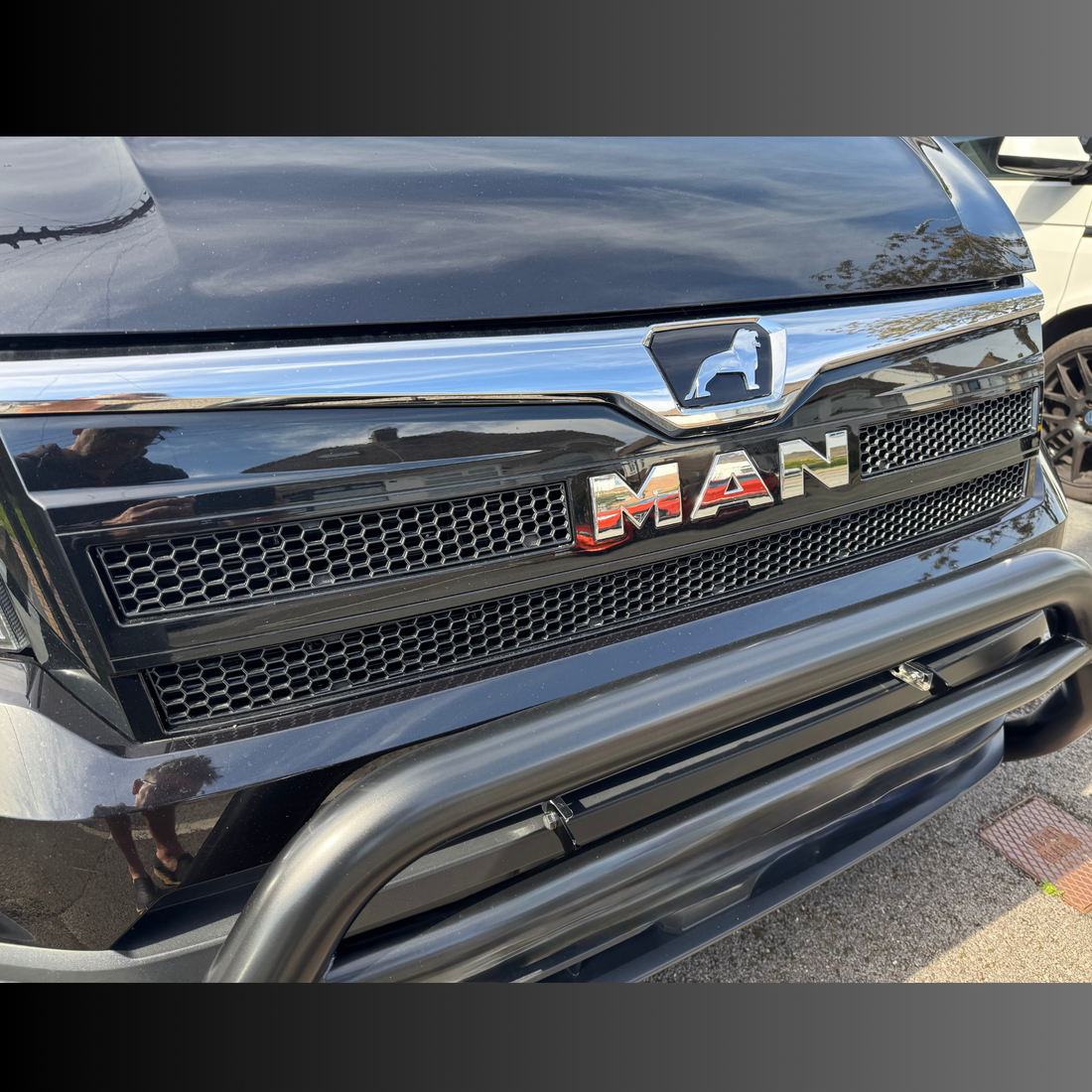 For MAN TGE Front Grille Honeycomb Inserts | Custom Van Grille Upgrade – Van-X