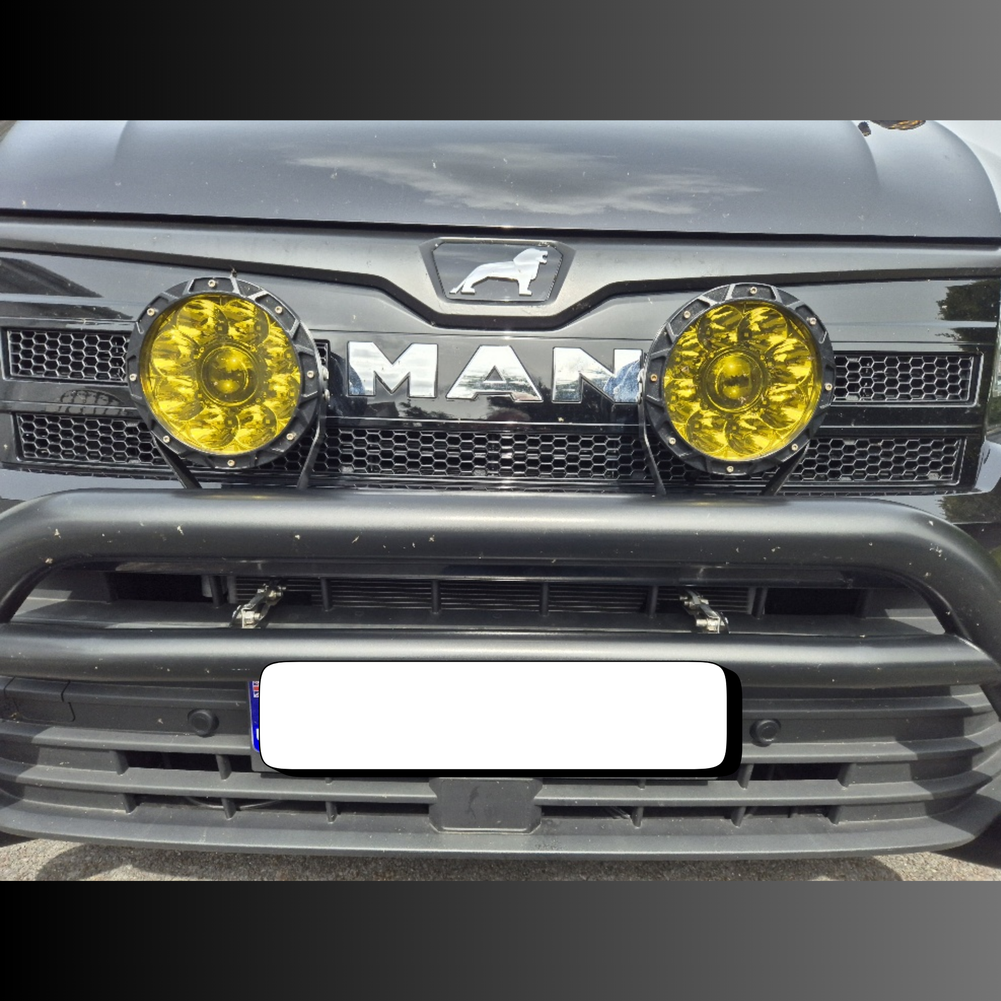 For MAN TGE Front Grille Honeycomb Inserts | Custom Van Grille Upgrade – Van-X
