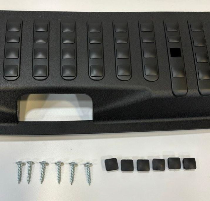 For VW T6 V3 Tailgate Rear Threshold Cover Campervan Conversion Parts Including Screws and Caps