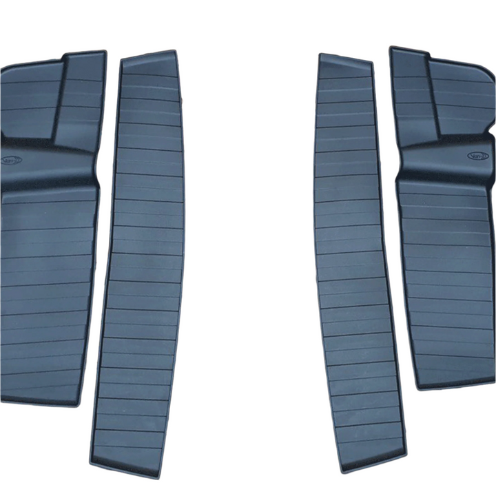 For Mercedes New Sprinter 907 Rubber Door Pocket Inserts Black - Van-X