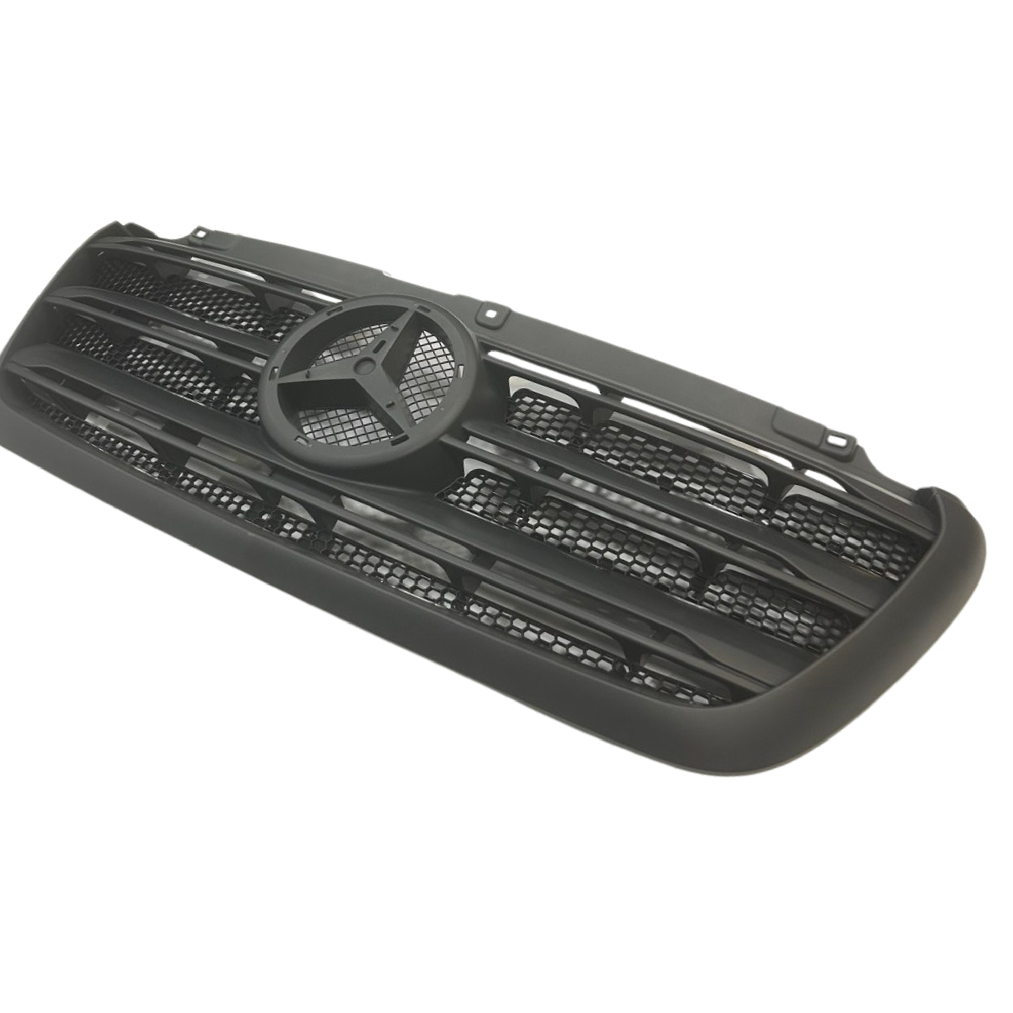 Mercedes Sprinter 907 Honeycomb Grille Inserts, Upper – Honeycomb Mesh Set (5-piece) made of ABS, paintable, incl. clips