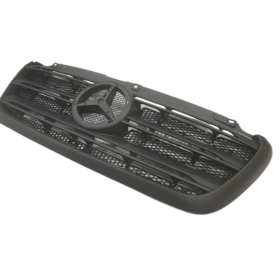 Mercedes Sprinter 907 Honeycomb Grille Inserts, Upper – Honeycomb Mesh Set (5-piece) made of ABS, paintable, incl. clips