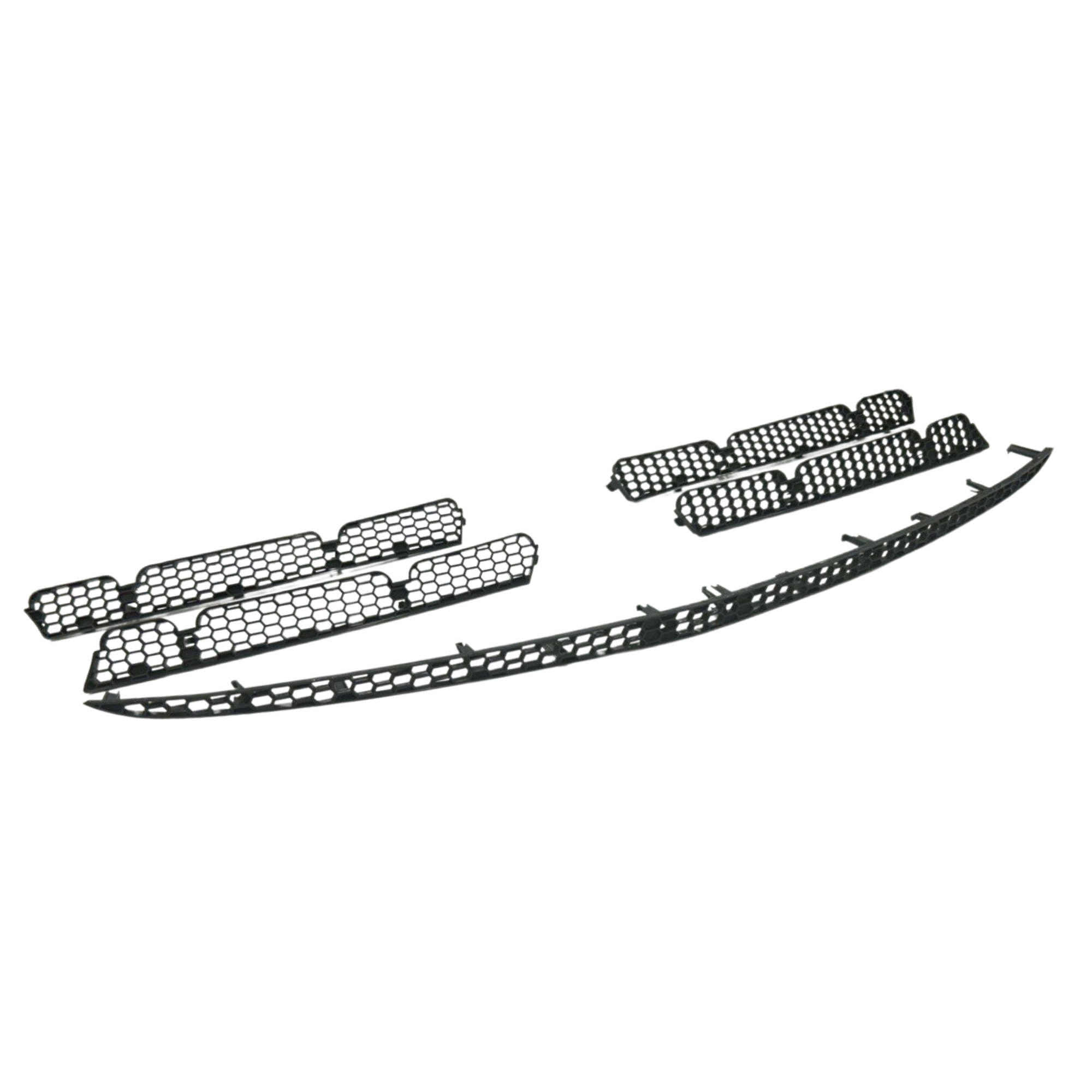 Mercedes Sprinter 907 Honeycomb Grille Inserts, Upper – Honeycomb Mesh Set (5-piece) made of ABS, paintable, incl. clips