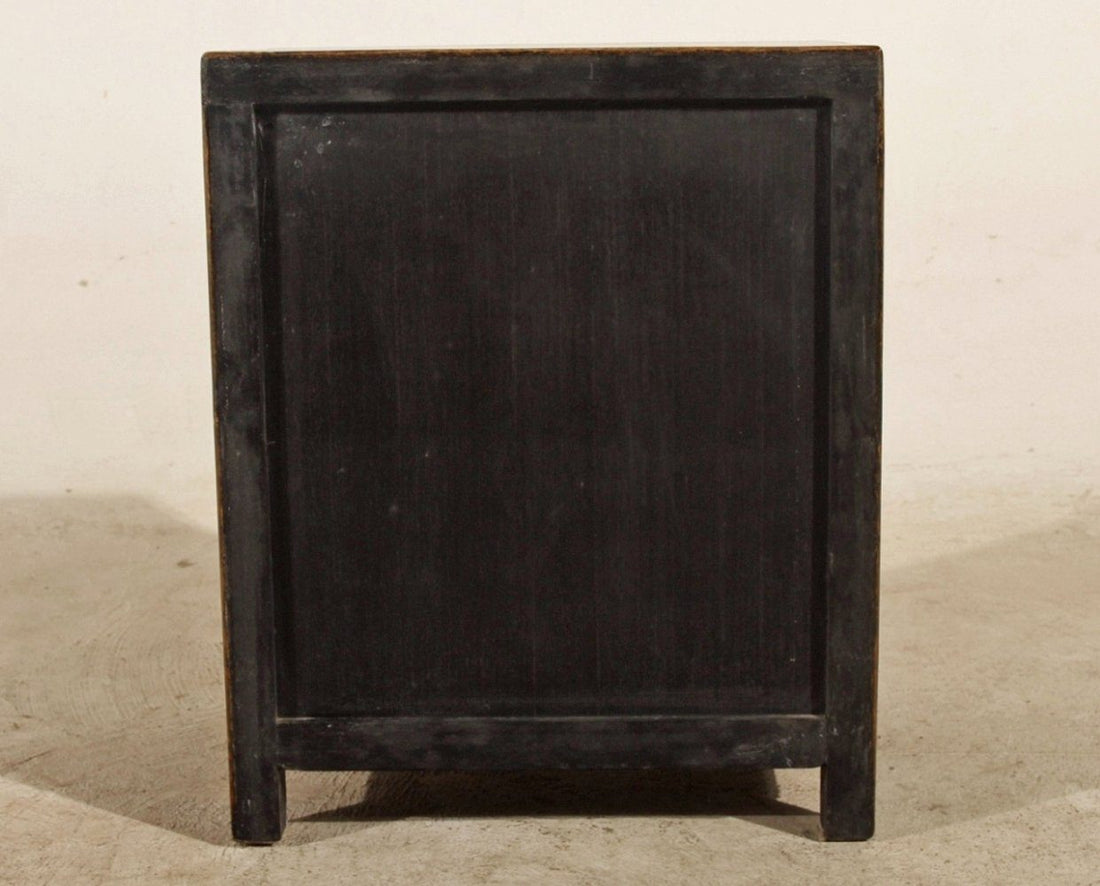 Vintage Asia Chinese Nightstand "Fire" - Art. 35191-2