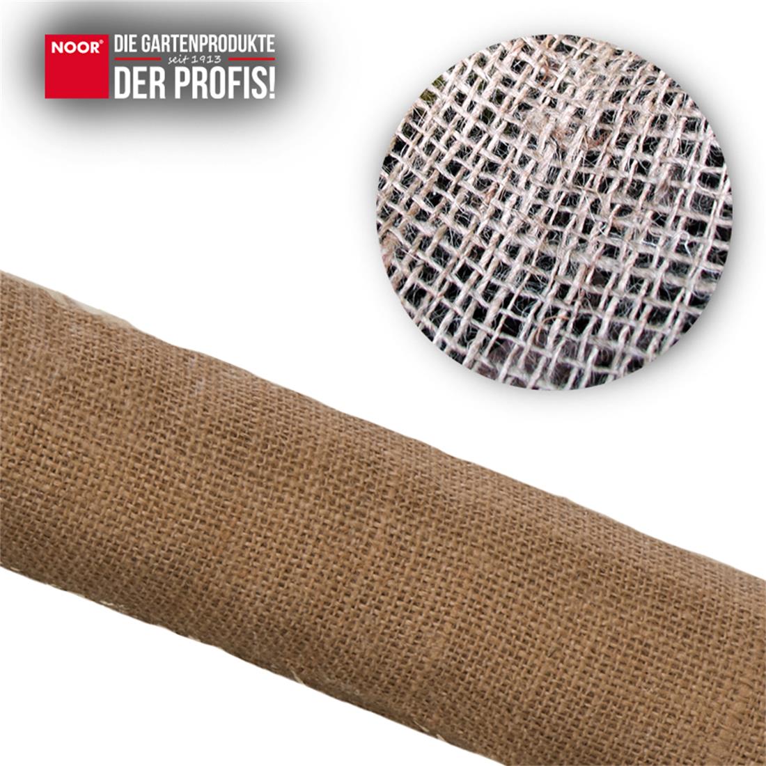 Jute Rolle Deko - 185g/m² - 90x1000 cm - Natur